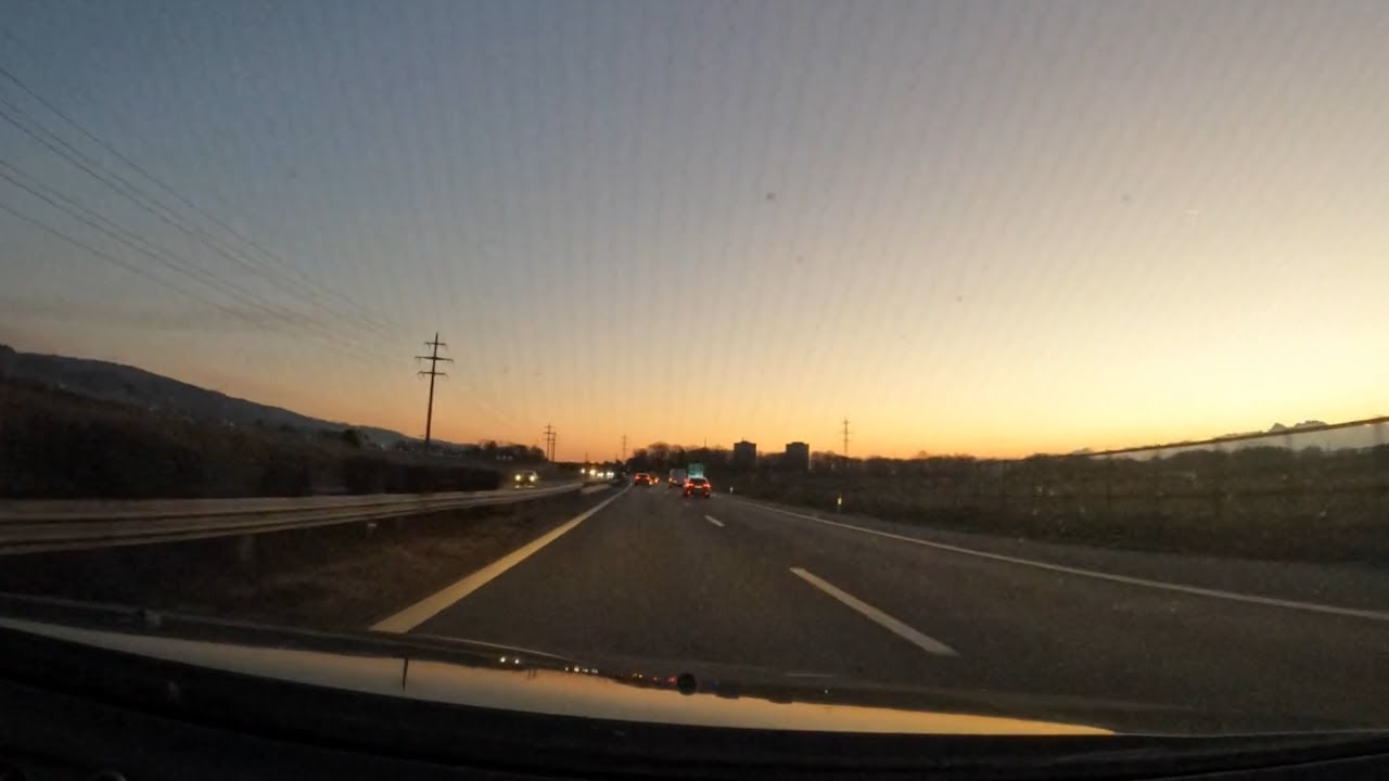 Driving from Genève to Zermatt - February 2022