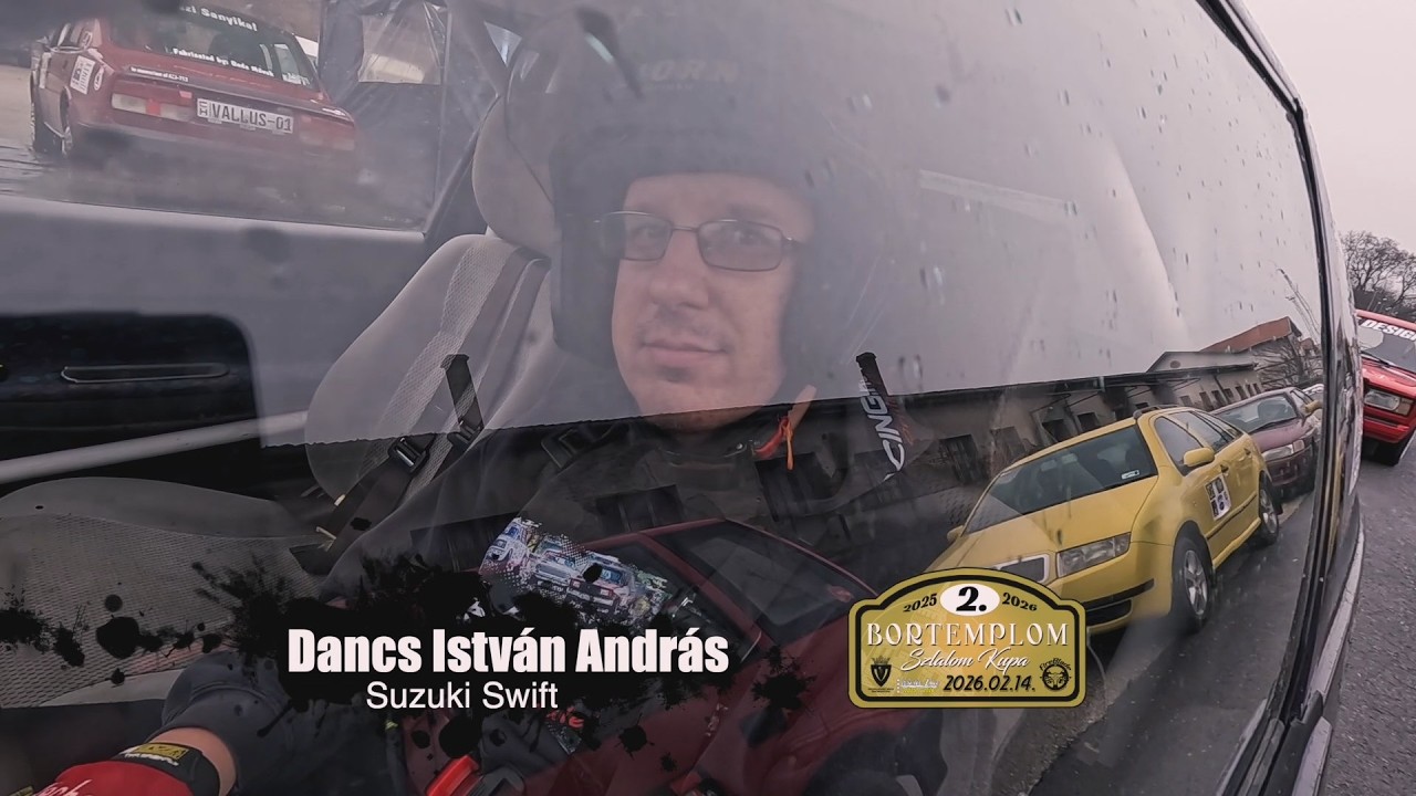 Dancs István András - Suzuki Swift II.Bortemplom Szlalom Kupa - Winter Race 2025/2026 2026.02.14.