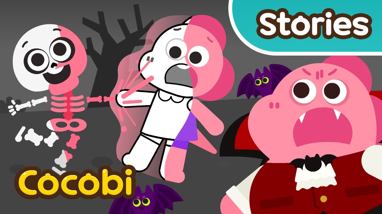 Oh No! The Skeleton Stole My Colors😱 Help Me, Vampire Mom | Baby Cartoon for Kids | Cocobi