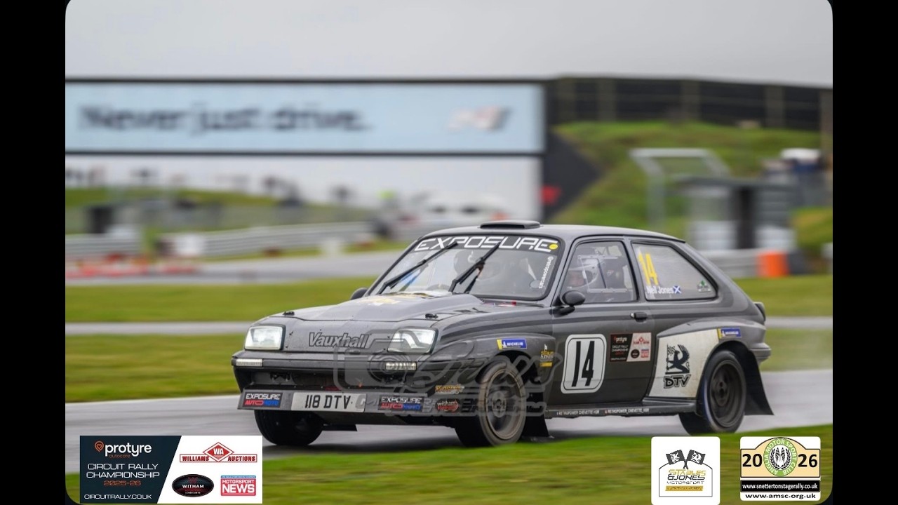 Protyre CRC 25/26 Round 5 Snetterton - Stage 1. S&J Motorsport Chevette HSR.