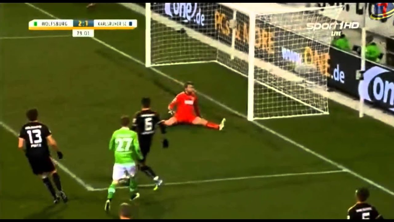 Goal Maximilian Arnold ! Vfl Wolsburg - Karlsruher SC 2-1