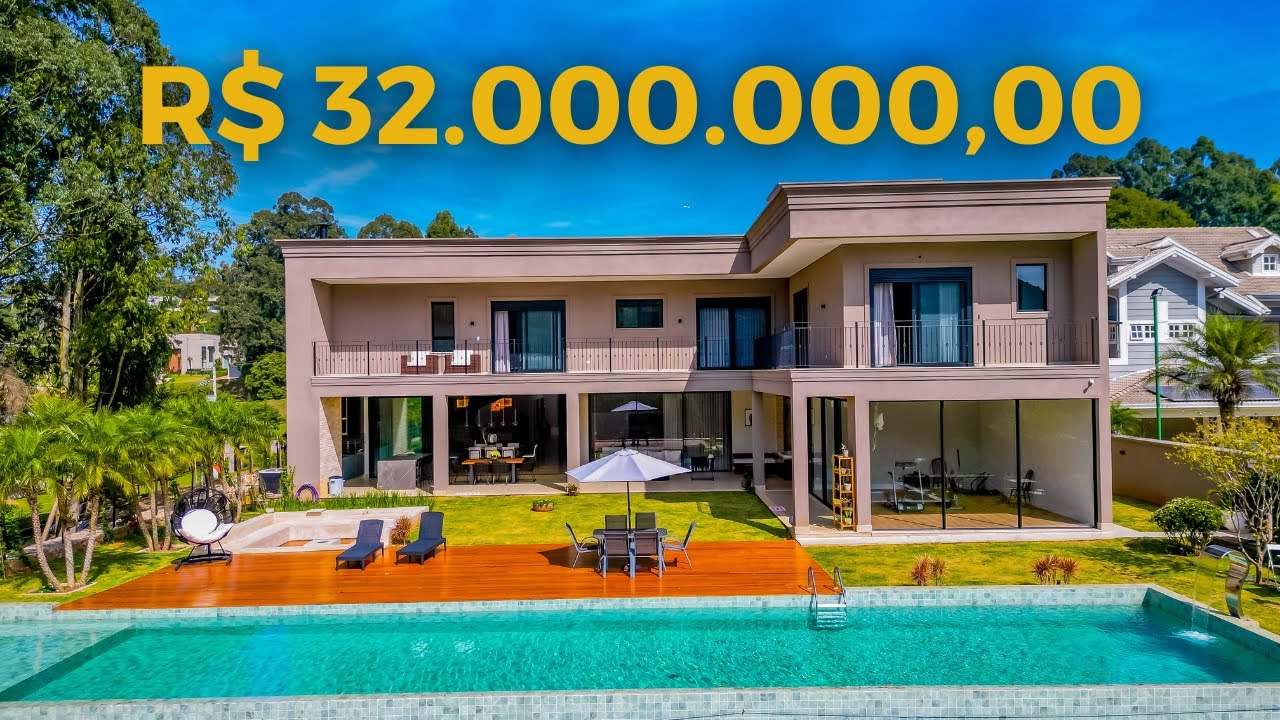 MANSÃO COM VISTA PERMANENTE EM TAMBORÉ ALPHAVILLE - SÃO PAULO DE R$ 32.000.000,00