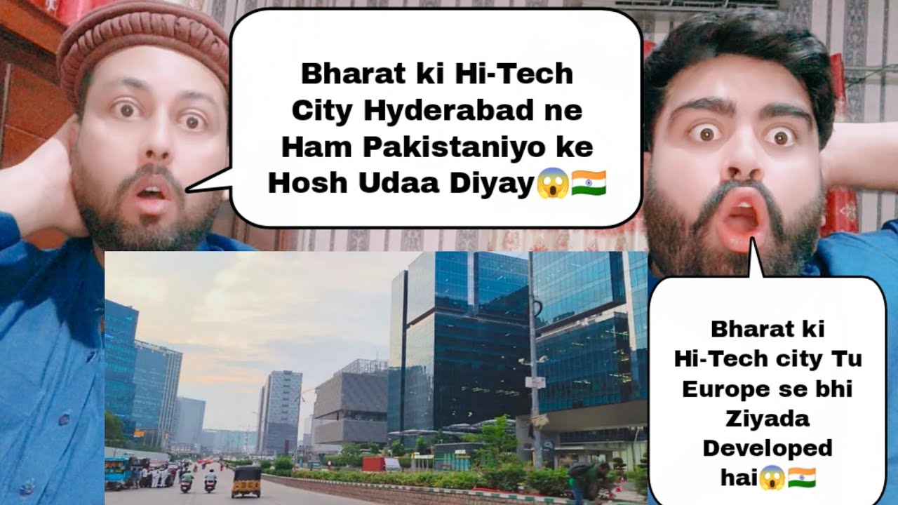 Hitec City Hyderabad 2025 Tour | Rising India | Hi-Tech City Drive | Pakistani Reaction