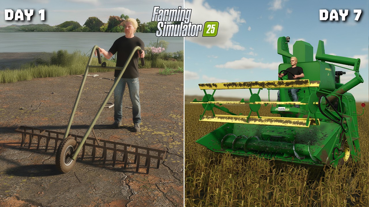В мире ПОТОП, а я ФЕРМЕР в Farming Simulator 25