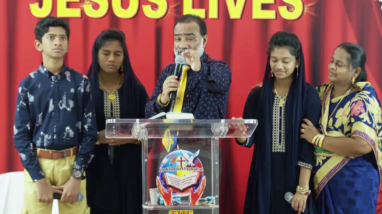 Sunday Service Live Streaming | A.P.E.CHURCH | Sadu Paul Solomon Tv