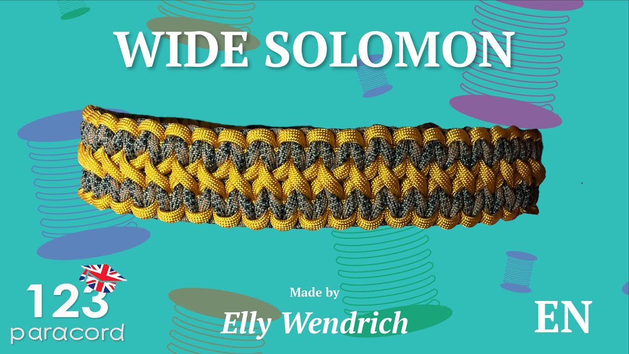 Wide Solomon | Paracord tutorial ENGLISH