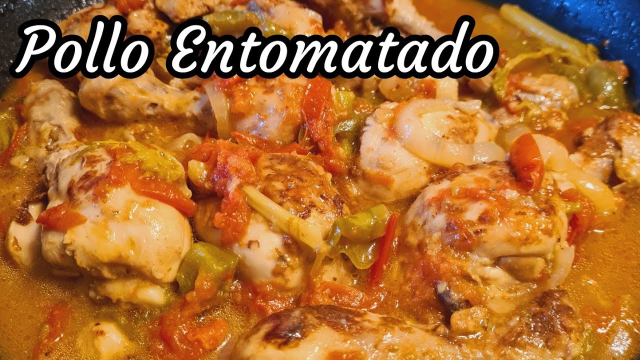 POLLO ENTOMATADO | RECETA FACIL, ECONOMICA Y RICA