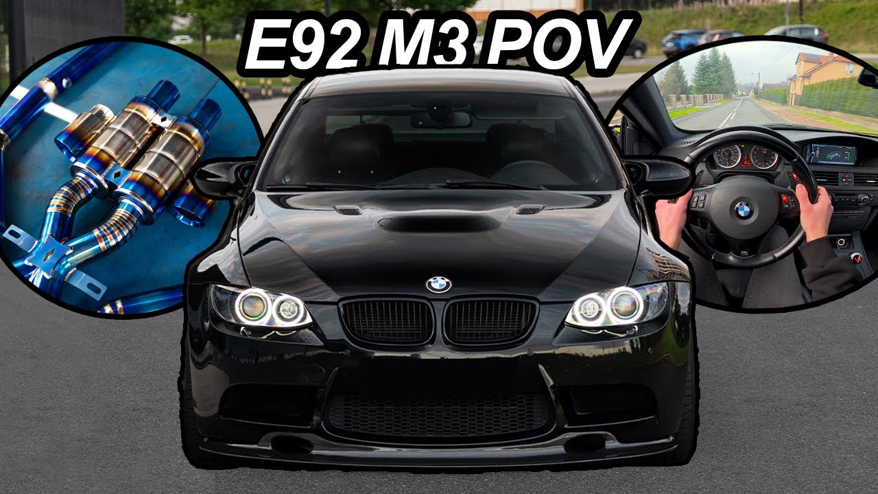 BMW E92 M3 POV DRIVE 4K RAW SOUND!
