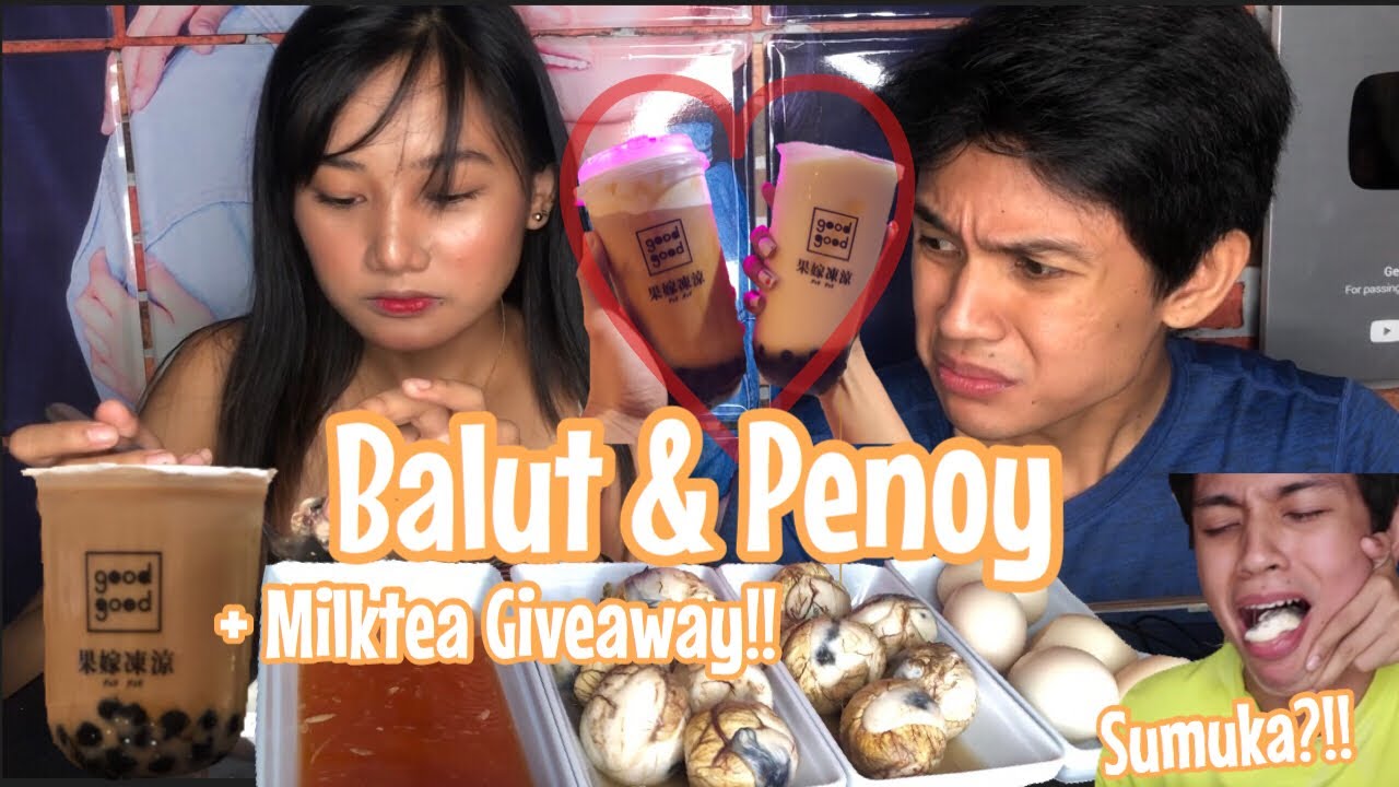 BALUT PENOY MUKBANG - SUMUKA SI GEPOY! + MILKTEA GIVEAWAY | Izza Tagalicud