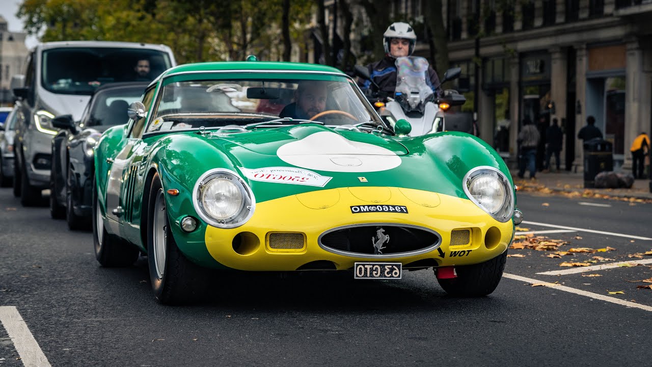 $70M Ferrari 250 GTO Driving in London!!