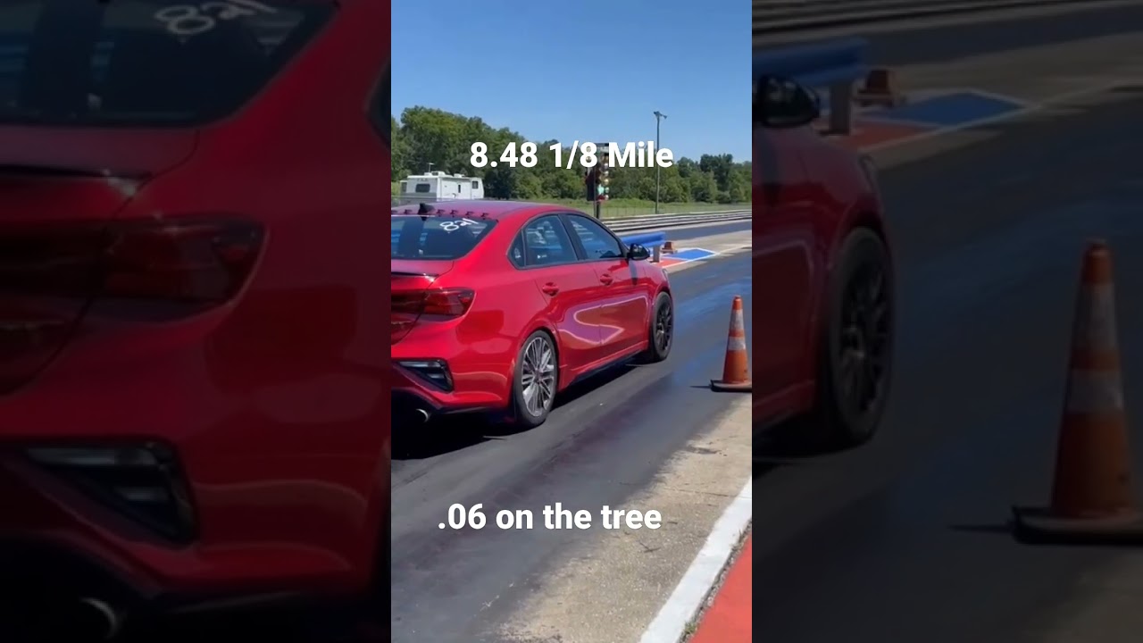 World  Record 1/8 Mile Pass Kia forte GT 1.6 turbo!!!