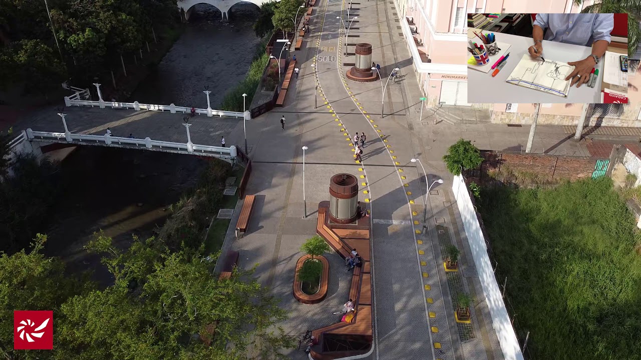 Arquitectura para Todos - Bulevar Avenida Colombia (Bulevar del Río Cali)