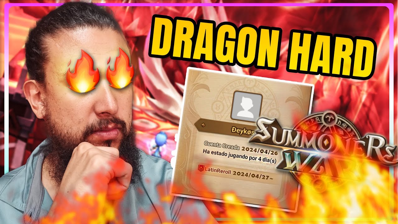 DRAGON ABISAL HARD EN 4 DIAS SUMMONERS WAR F2P | CUENTA NUEVA CAP02