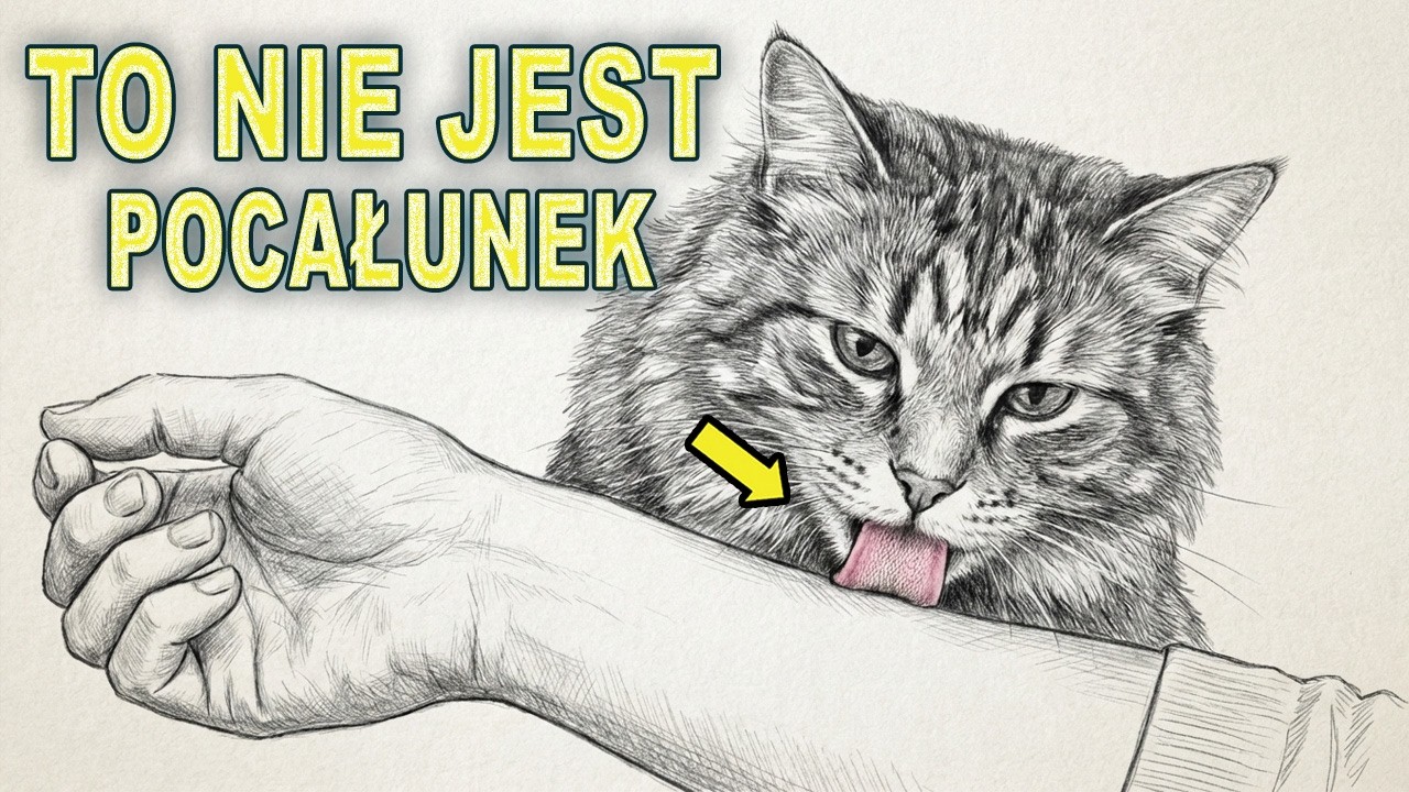 Dlaczego wasz kot was liże? To was zszokuje!