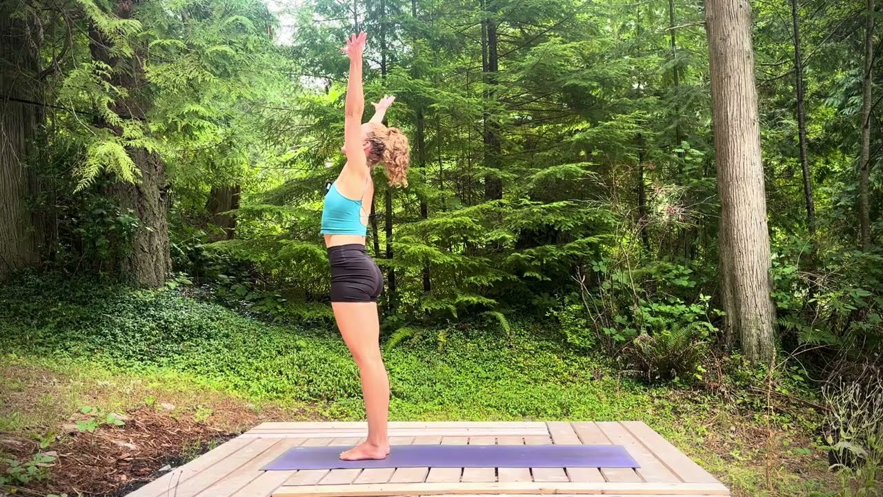 45min Power Vinyasa to Anchor In Your Truth