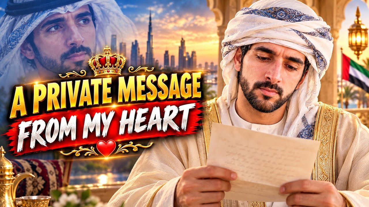 A PRIVATE MESSAGE FROM MY HEART| Dubai Prince Romantic Words |Poetry 2026