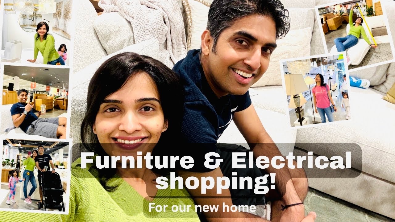 Furniture and electrical shopping for our new house! Options in Australia | What did we buy?
