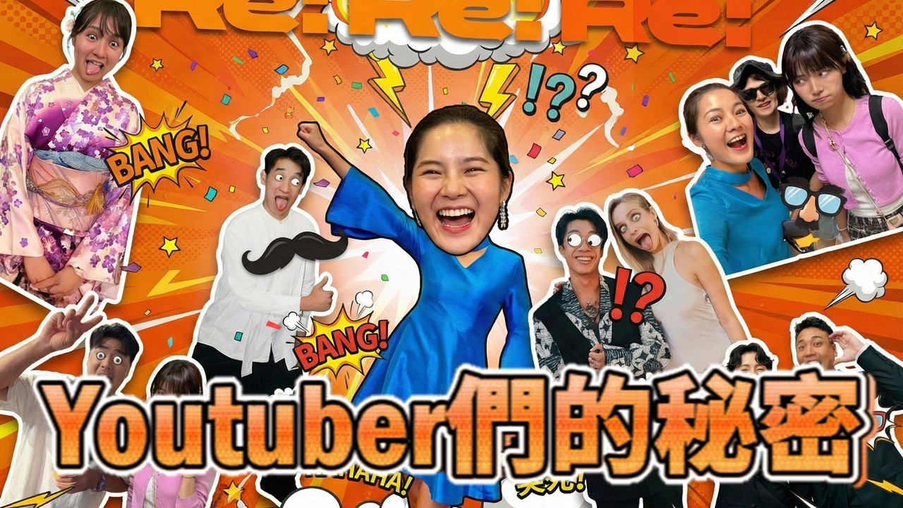勇闖走鐘獎!探索Youtuber們的秘密 @hanhanpovideo @LenaPatrickTaiwan @Manahello @coolmantsai​