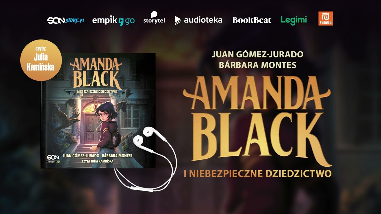 🎧"Amanda Black i niebezpieczne dziedzictwo"-Juan Gómez-Jurado, Barbara Montes-audiobook już dostępny