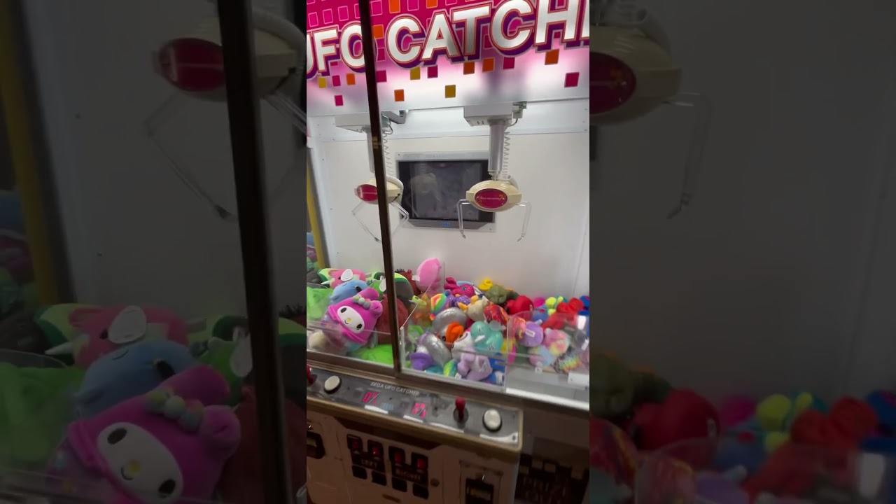 My sega ufo catcher game on location  #arcadegame #clawmachine #arcade #youtubeshorts #shorts #fyp