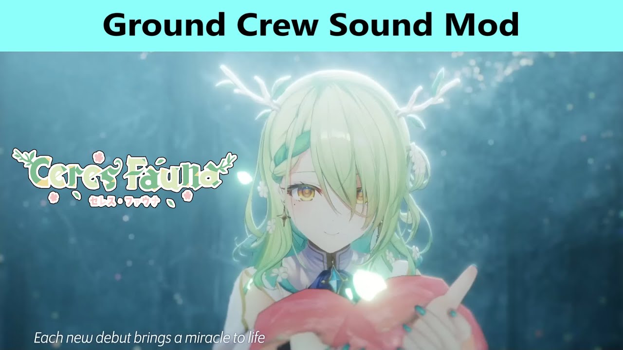 Ceres Fauna - Hololive War Thunder Ground Crew Sound Mod PV