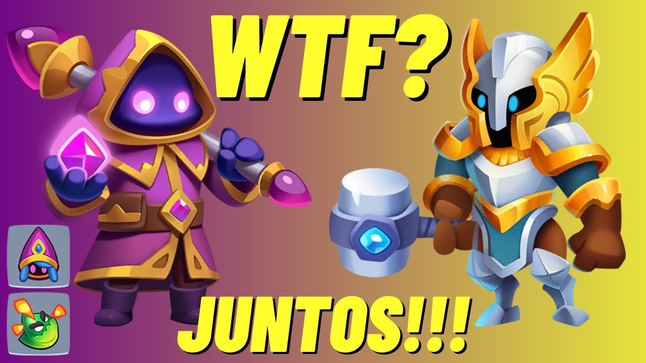 Rush Royale - Cristal quebrador de armadura! | Gameplay português PT-BR