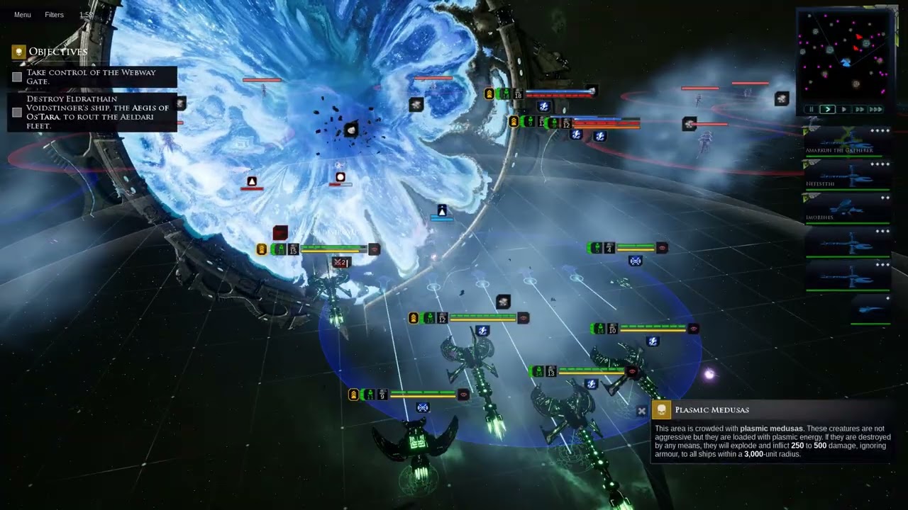 Battlefleet Gothic Armada 2 -  Necron Campaign 8 - Destroy the Webway!