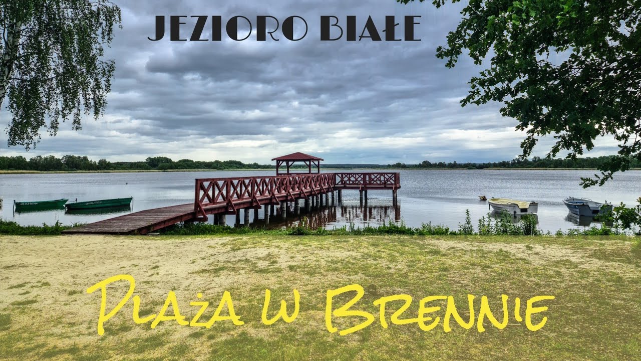 Jezioro Białe - Przemęcki Park Krajobrazowy, plaża Brenno