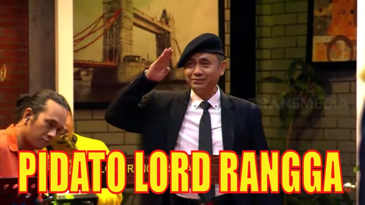Pidato LORD RANGGA di Musyawarah Besar Daftar Ulang Dunia | D'CAFE (27/05/21) Part 1