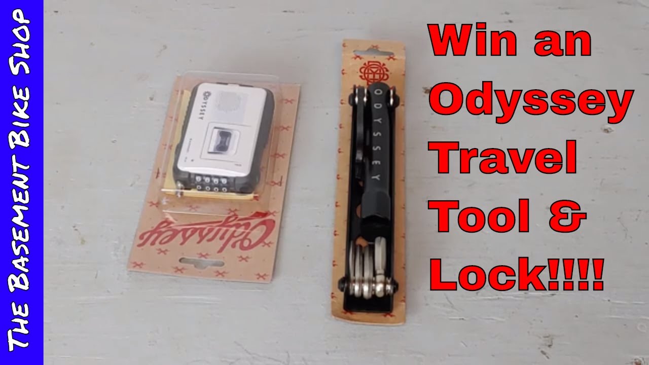 What's In My BMX Backpack? PRODUCT GIVEAWAY!!!! Odyssey Travel Tool and Lock!!!