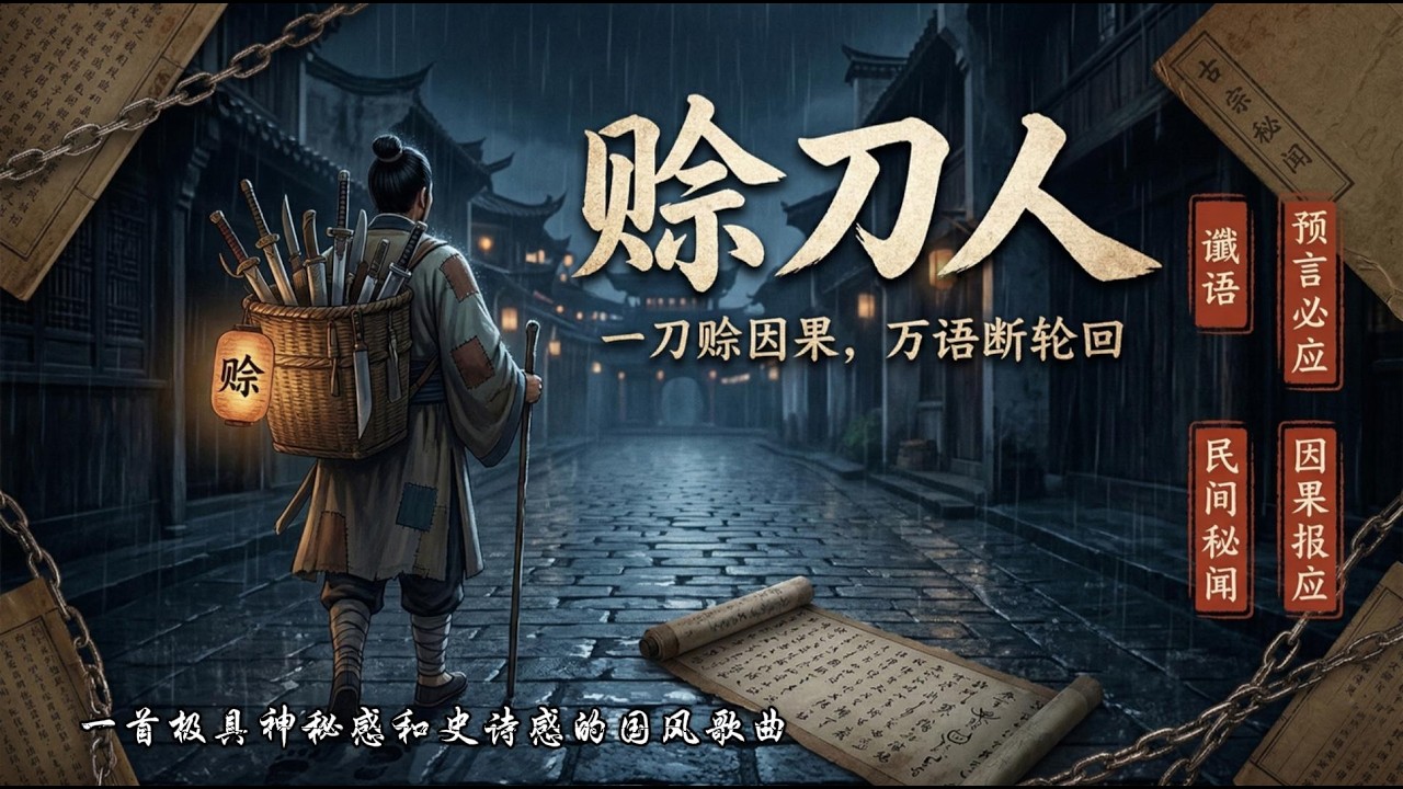 《賒刀人走天涯》- 電影級史詩原聲｜「待雪落花開」—— 一首歌帶你走入民間最神秘的【賒刀人】傳說 |Mysterious Chinese Folk 🎵Cinematic Zen Music |