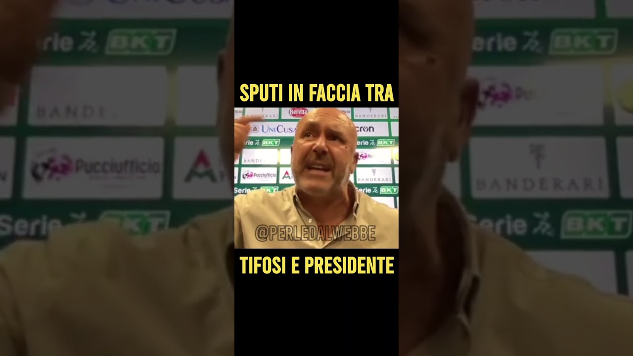 SPUTI IN FACCIA TRA TIFOSI E PRESIDENTE DELLA TERNANA BANDECCHI