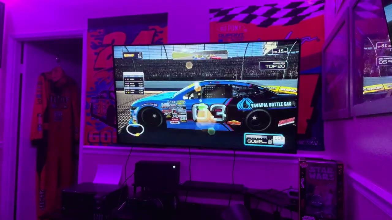 Nascar 25 career mode part 6 I love Kansas!!!
