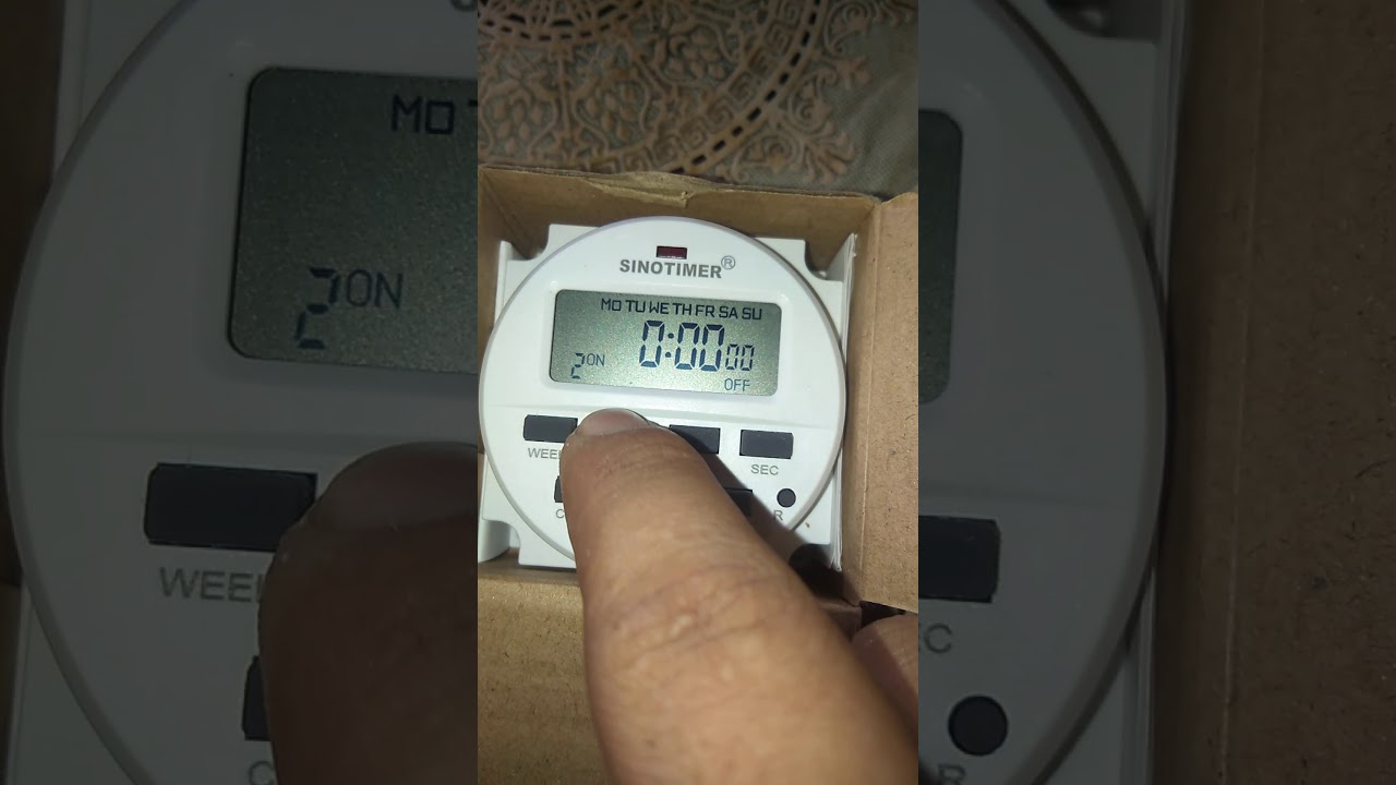 SINOTIMER tutorial in How to Program the timer of this stuff! For Automatic INCUBATOR
