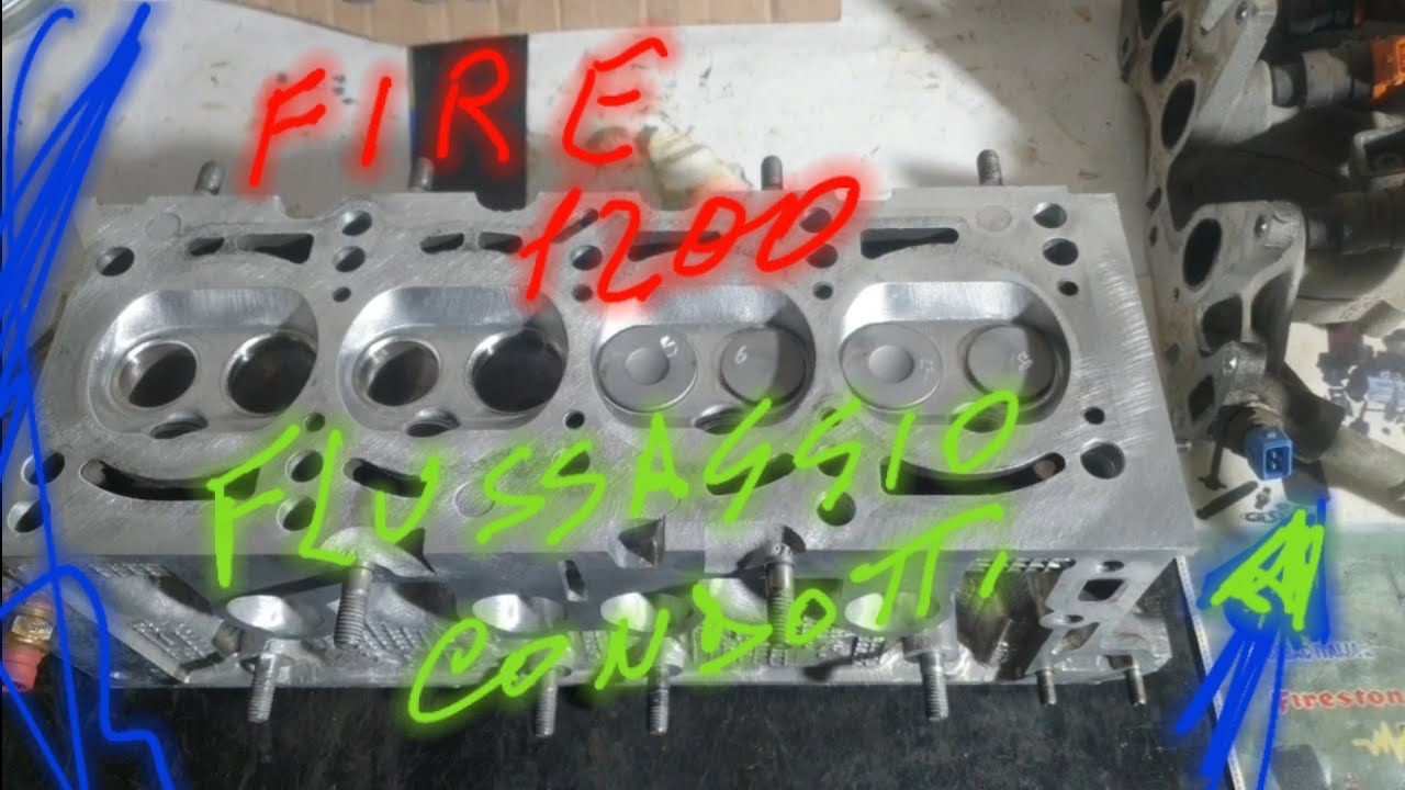 Fire 1200 - 8 valvole,  flussaggio testata