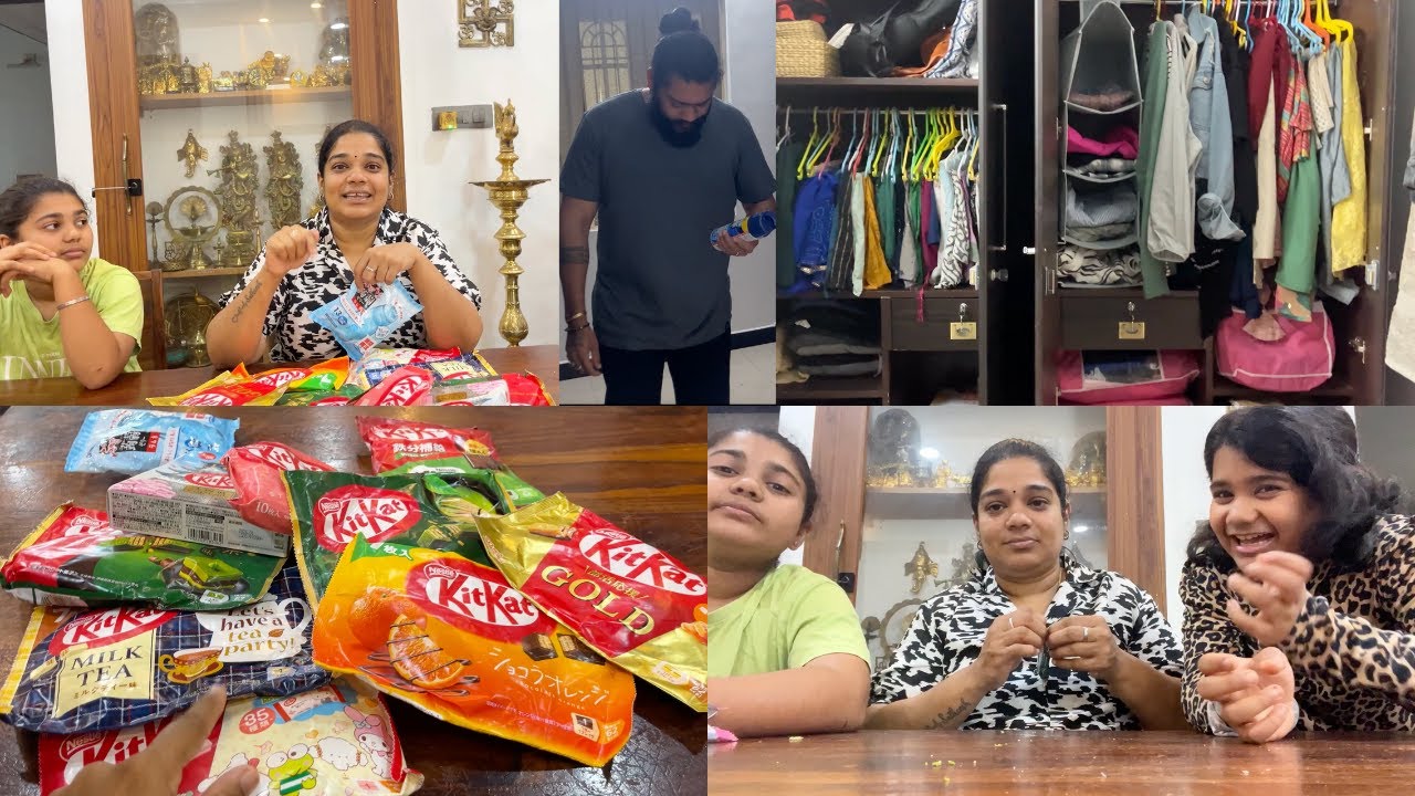 VLOG - First Vlog After Japan Trip - How Much Clothes We Packed for 1 Month - Japan Kitkat Flavours