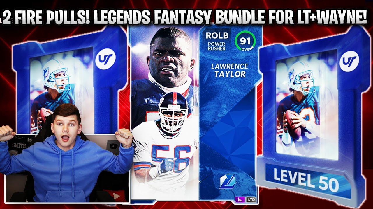 2 FIRE PULLS! LEGENDS FANTASY BUNDLE FOR LTD TAYLOR AND WAYNE! | MADDEN 21 ULTIMATE TEAM
