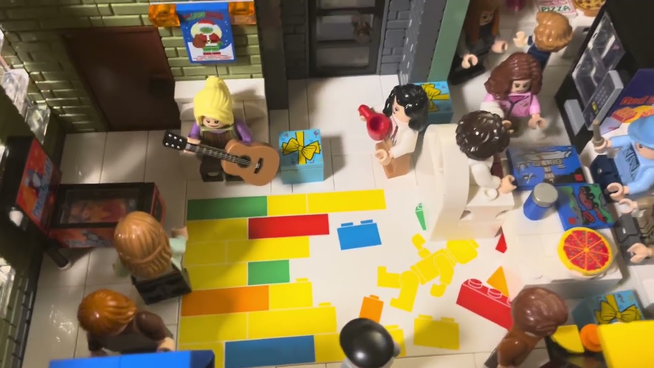 Minifig Custom Community MOC with side fish pond/lights