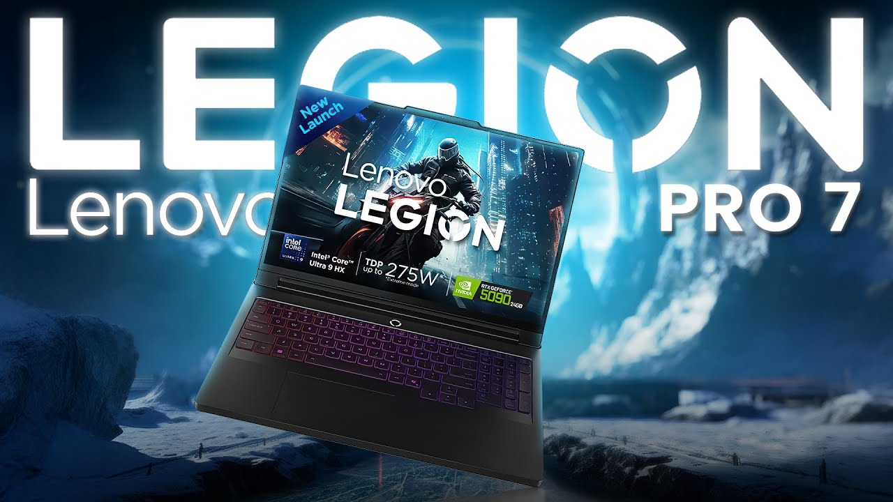 Lenovo Legion Pro 7 Unboxing & Overview | Intel Ultra 9 275HX + RTX 5080 @Lenovo @lenovoindia