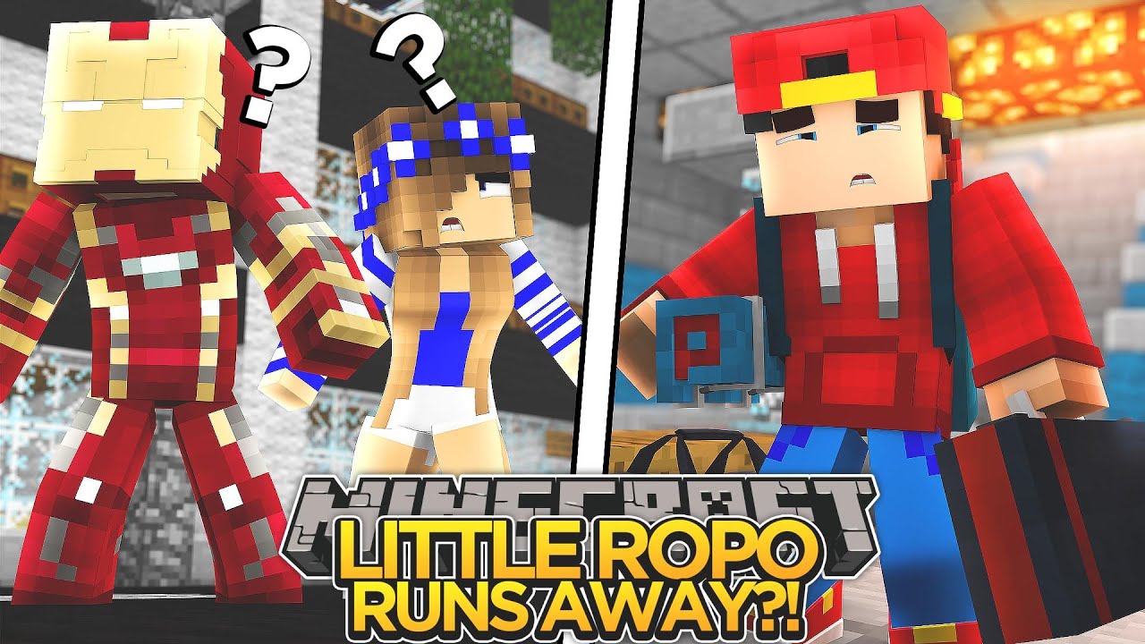Minecraft MineVengers - LITTLE ROPO GOES MISSING!! w/ Little Carly