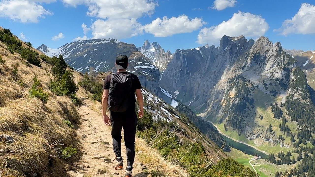Hiking to Saxer Lücke in Switzerland