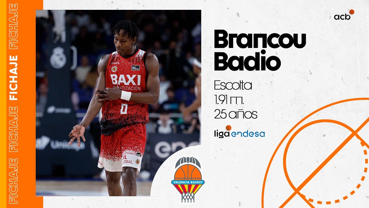 Brancou Badio, nuevo fichaje de Valencia Basket | Liga Endesa 2024-25