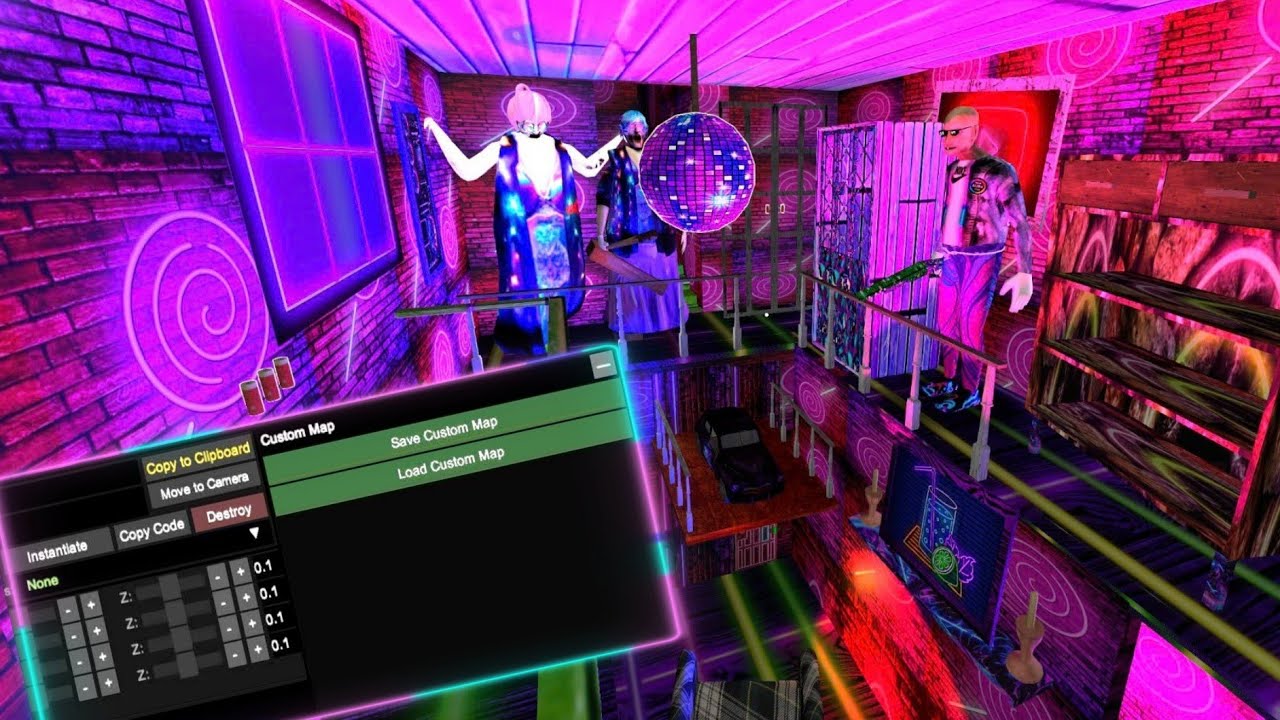 Granny Recaptured (PC) - The New Neon Club Area In Granny's Bar Club