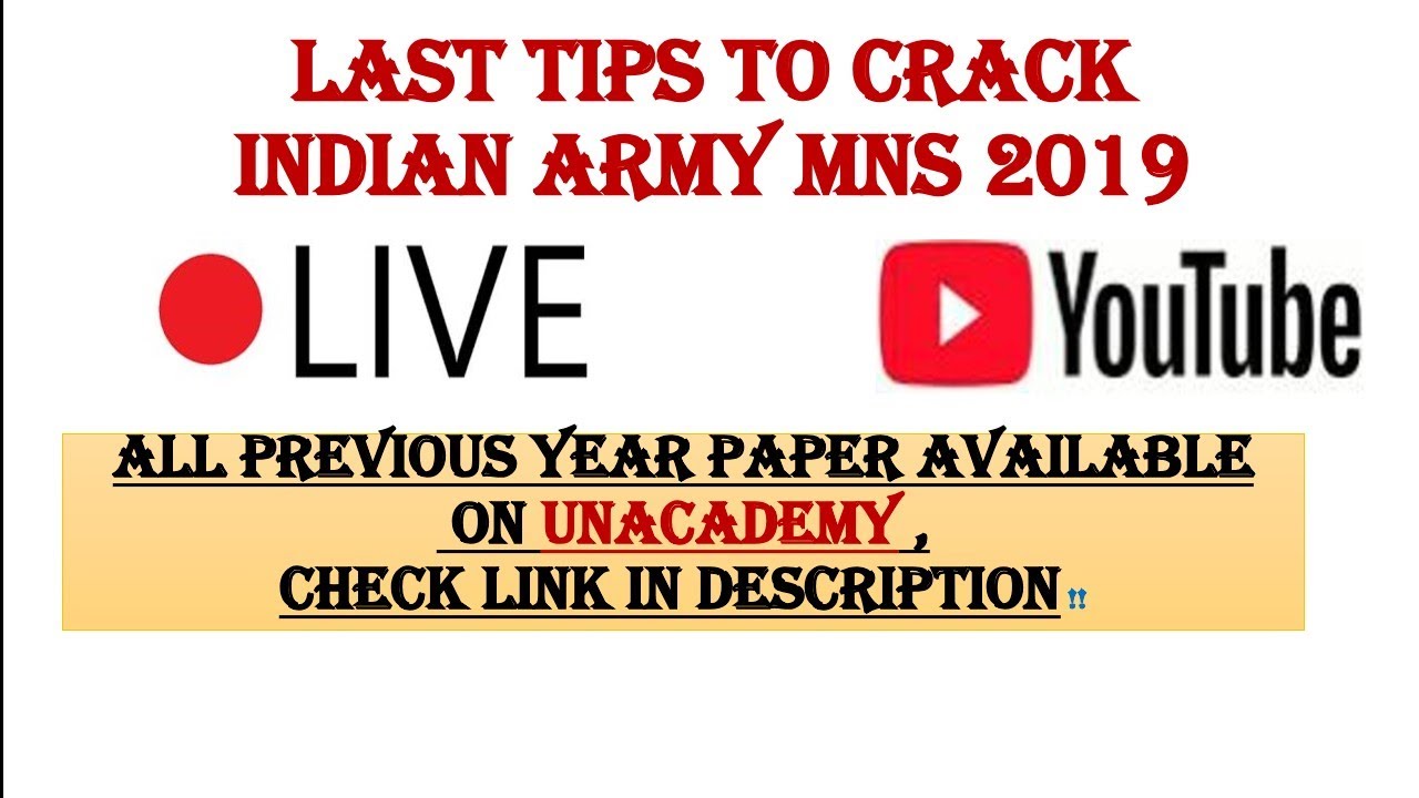 Last Day Tips to Score 110+ Marks in  Indian Army MNS Exam 2019