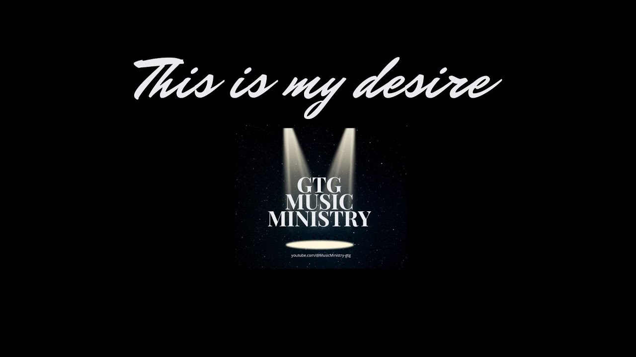 This is my desire - Karaoke ( Key:G)