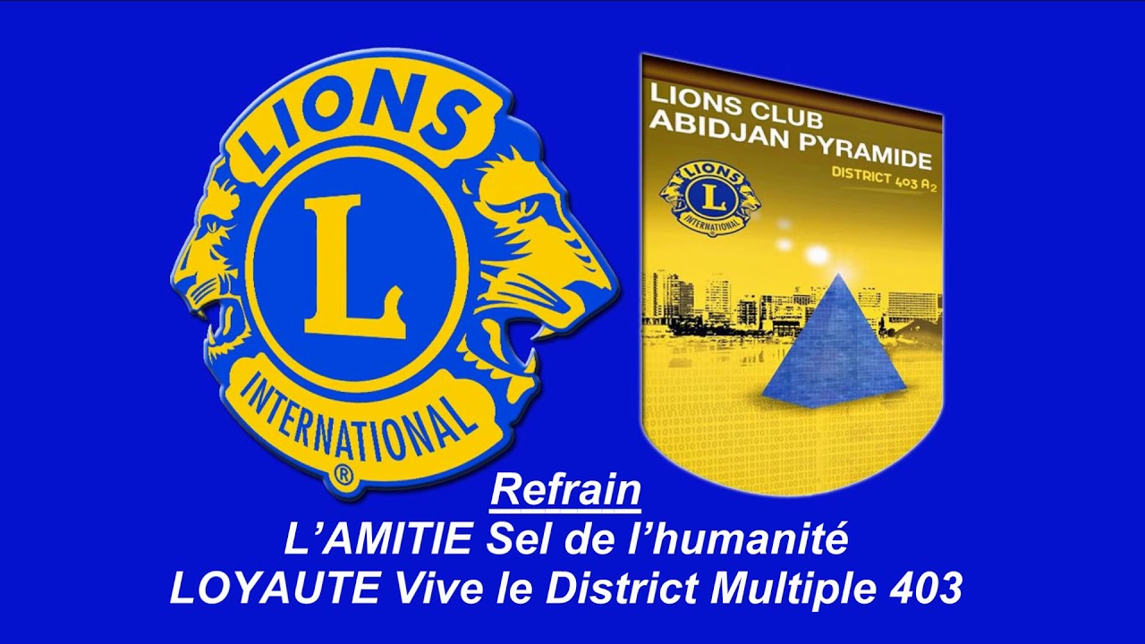 HYMNE LIONS DISTRICT MULTIPLE 403 - BY LCA PYRAMIDE