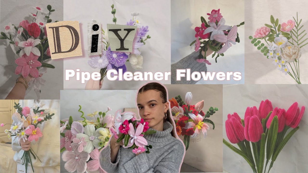 Pipe Cleaner Flower Bouquet || Tutorial 💐