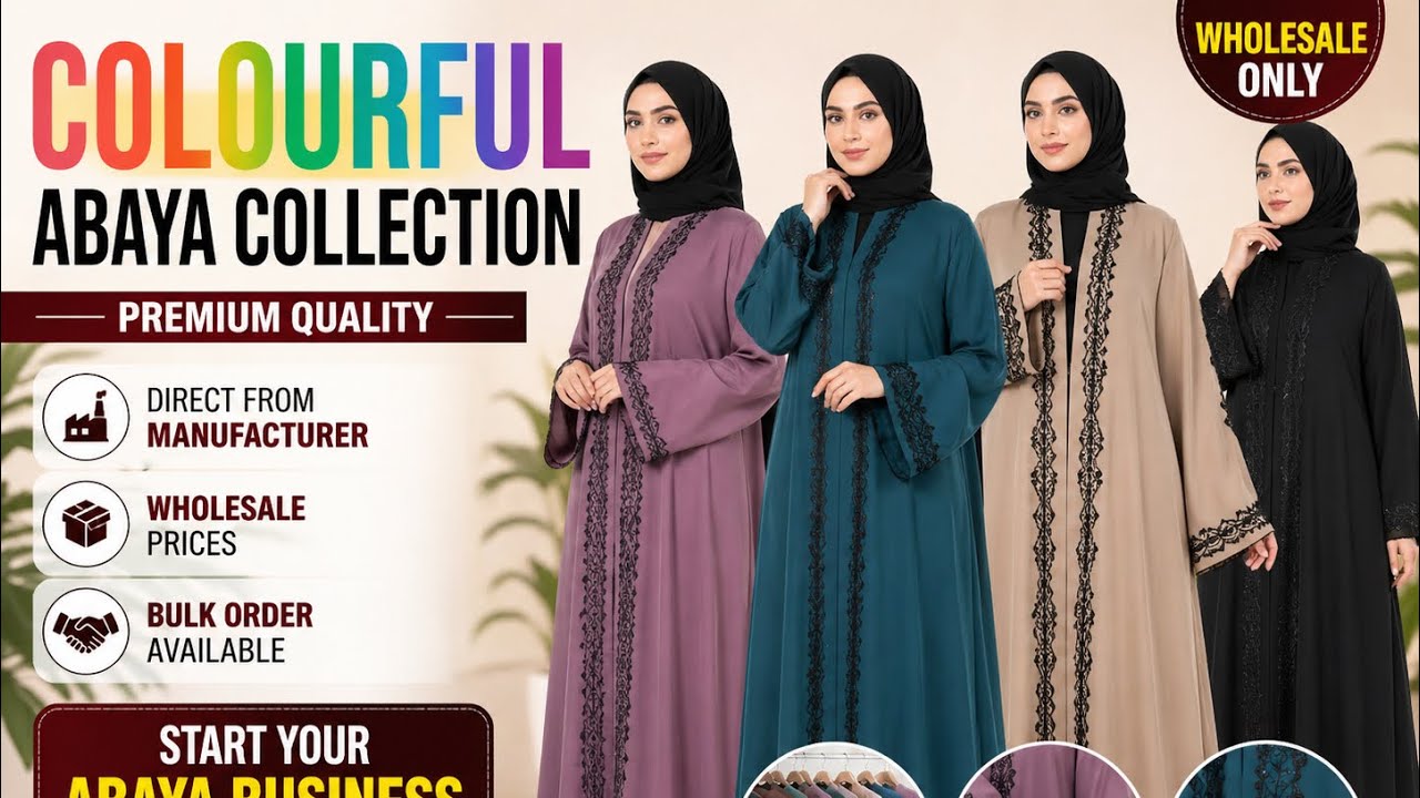 Namra Abaya | The 2026 Colorful Collection - Luxury Redefined