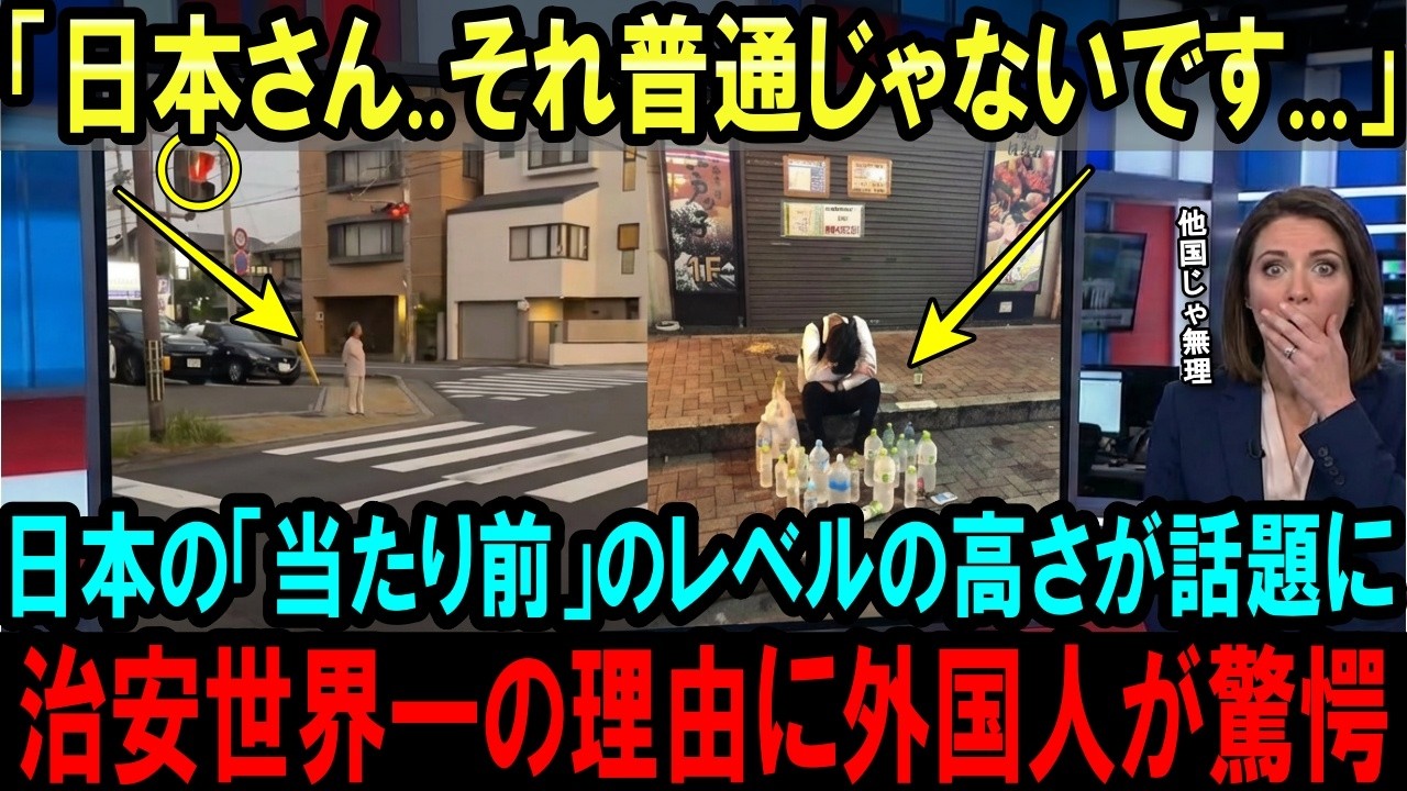 【海外の反応】「誰も見てないのに...?」日本人が気付かない「レベルの違い」に世界が驚愕している理由