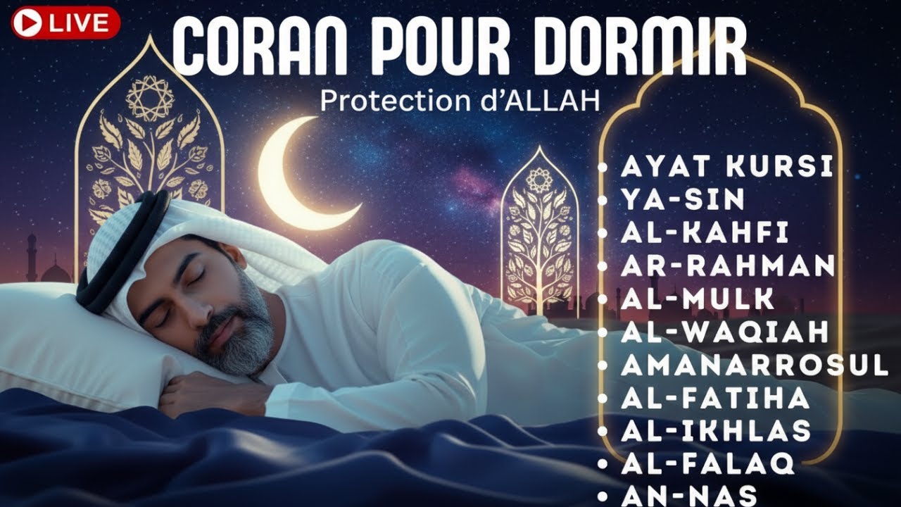 Prière du Soir Islamique et Coran pour Dormir sous la Protection Totale d’Allah